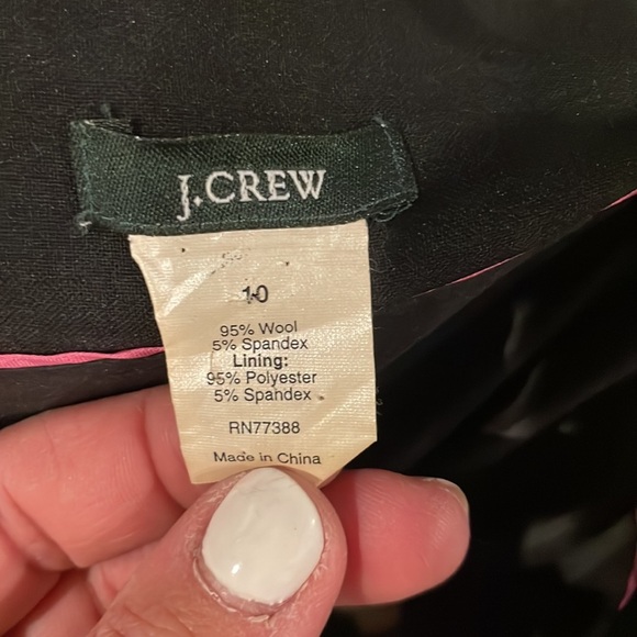 J crew black cheerleader style dress pleats - Picture 5 of 5